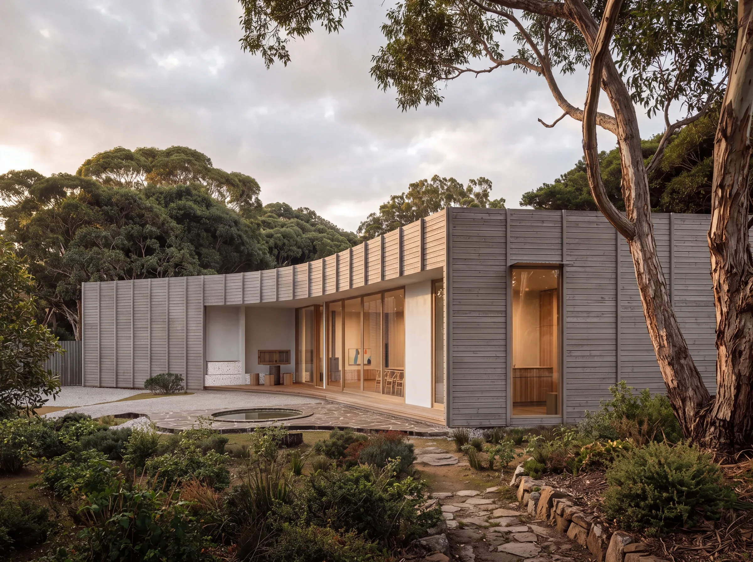 Forest House — Arrival perspective